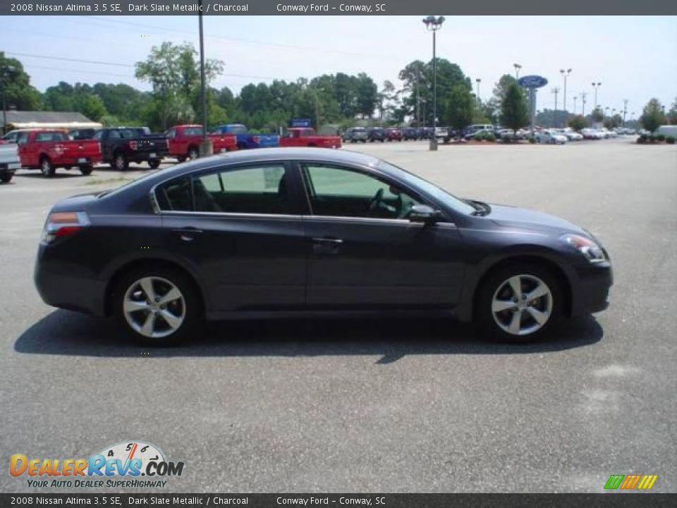 2008 Nissan Altima 3.5 SE Dark Slate Metallic / Charcoal Photo #4