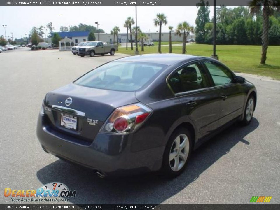 2008 Nissan Altima 3.5 SE Dark Slate Metallic / Charcoal Photo #5