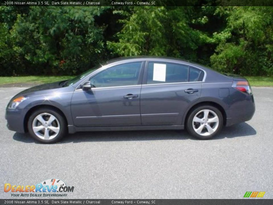 2008 Nissan Altima 3.5 SE Dark Slate Metallic / Charcoal Photo #8