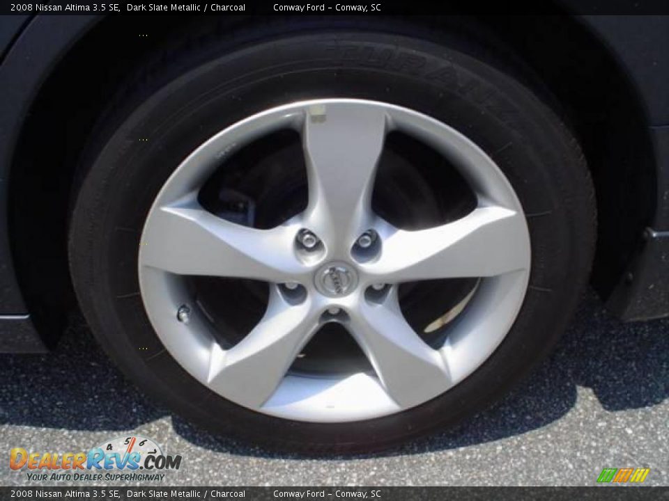2008 Nissan Altima 3.5 SE Dark Slate Metallic / Charcoal Photo #9