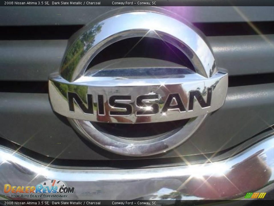 2008 Nissan Altima 3.5 SE Dark Slate Metallic / Charcoal Photo #12