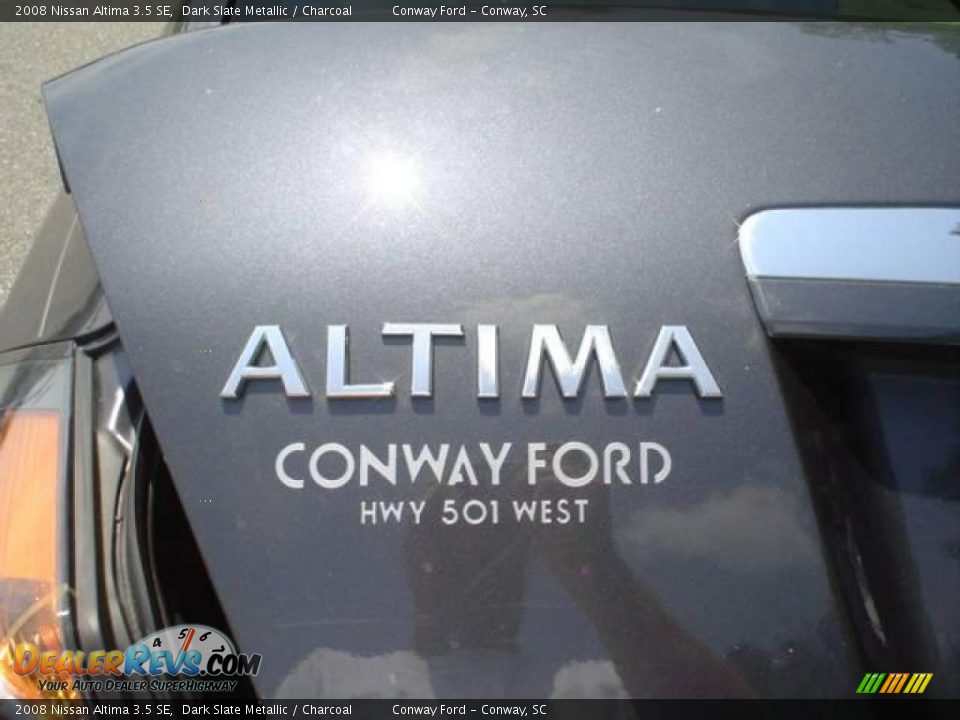 2008 Nissan Altima 3.5 SE Dark Slate Metallic / Charcoal Photo #13
