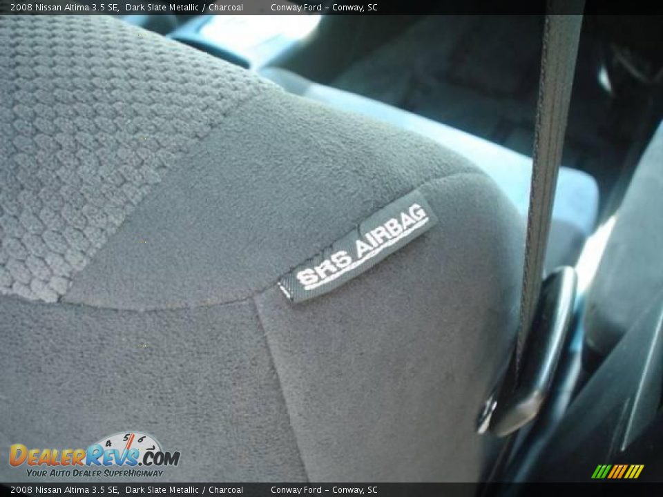 2008 Nissan Altima 3.5 SE Dark Slate Metallic / Charcoal Photo #16