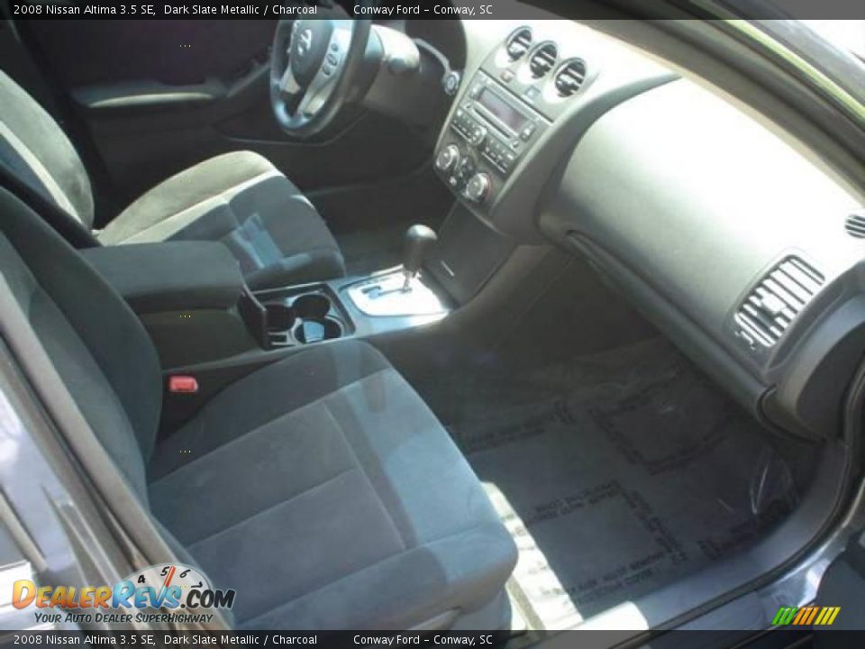 2008 Nissan Altima 3.5 SE Dark Slate Metallic / Charcoal Photo #17