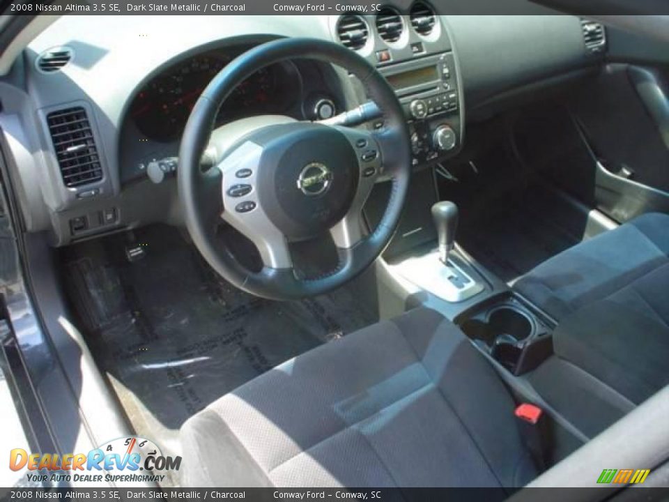 2008 Nissan Altima 3.5 SE Dark Slate Metallic / Charcoal Photo #19