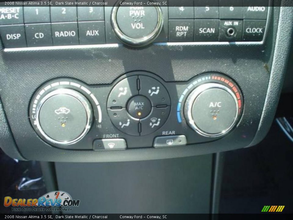 2008 Nissan Altima 3.5 SE Dark Slate Metallic / Charcoal Photo #22