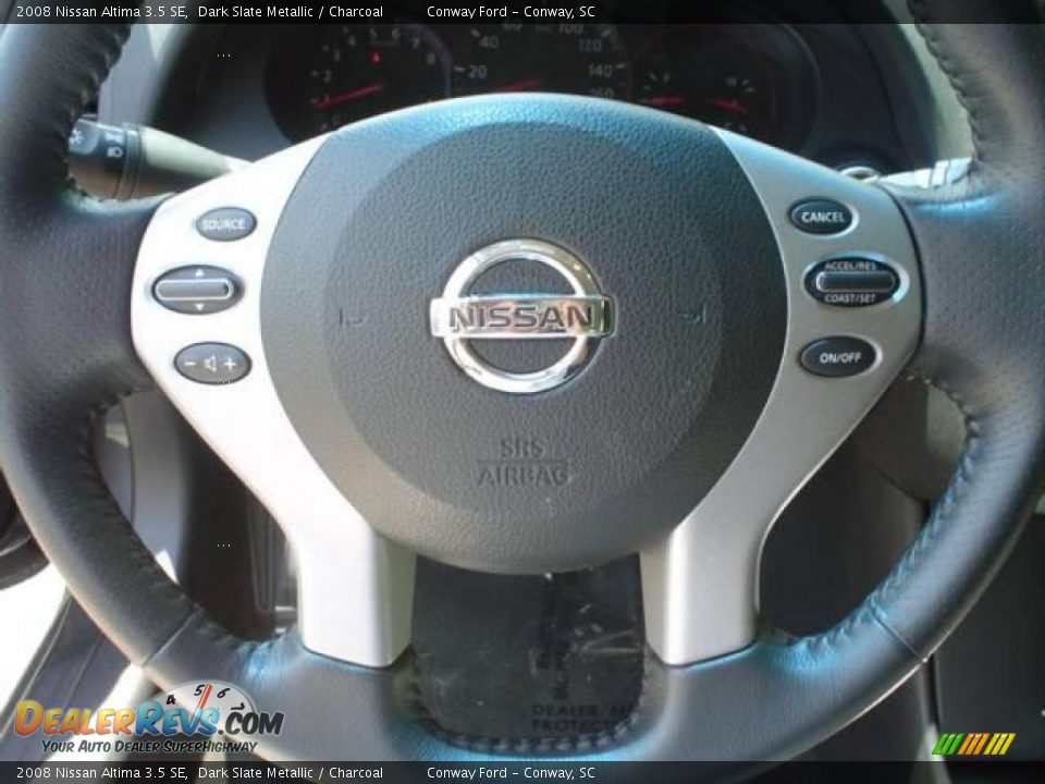 2008 Nissan Altima 3.5 SE Dark Slate Metallic / Charcoal Photo #23