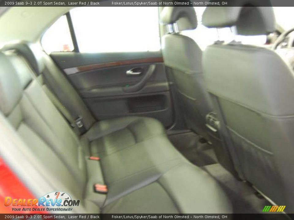 2009 Saab 9-3 2.0T Sport Sedan Laser Red / Black Photo #6
