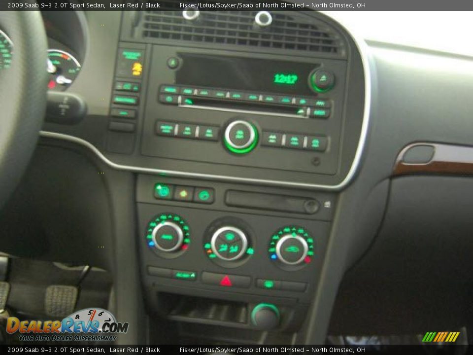 2009 Saab 9-3 2.0T Sport Sedan Laser Red / Black Photo #8