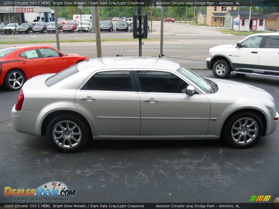 2007 Chrysler 300 C HEMI Bright Silver Metallic / Dark Slate Gray/Light Graystone Photo #1