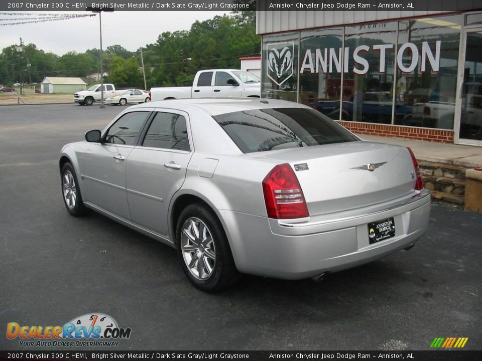 2007 Chrysler 300 C HEMI Bright Silver Metallic / Dark Slate Gray/Light Graystone Photo #5