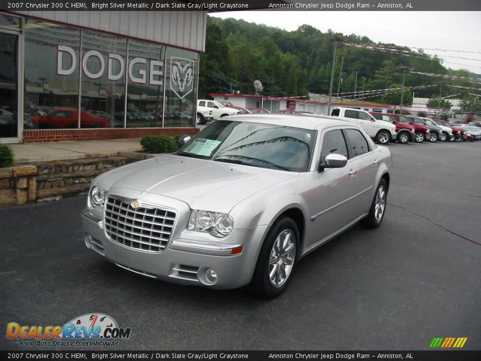 2007 Chrysler 300 C HEMI Bright Silver Metallic / Dark Slate Gray/Light Graystone Photo #6