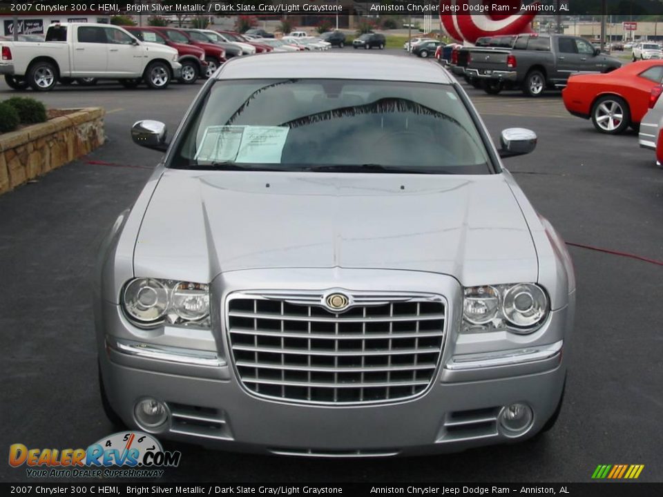 2007 Chrysler 300 C HEMI Bright Silver Metallic / Dark Slate Gray/Light Graystone Photo #7