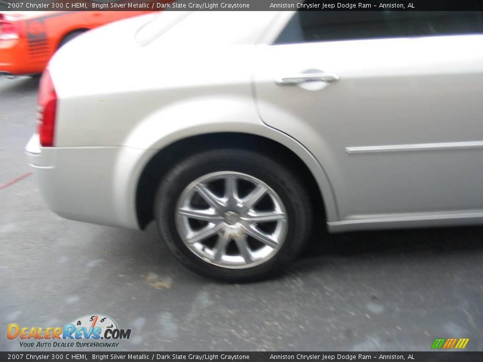 2007 Chrysler 300 C HEMI Bright Silver Metallic / Dark Slate Gray/Light Graystone Photo #9