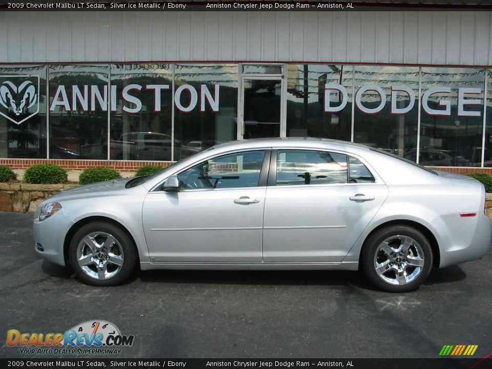 2009 Chevrolet Malibu LT Sedan Silver Ice Metallic / Ebony Photo #1