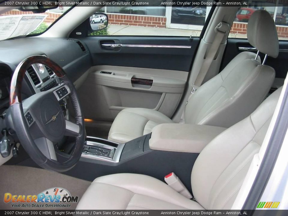 2007 Chrysler 300 C HEMI Bright Silver Metallic / Dark Slate Gray/Light Graystone Photo #14