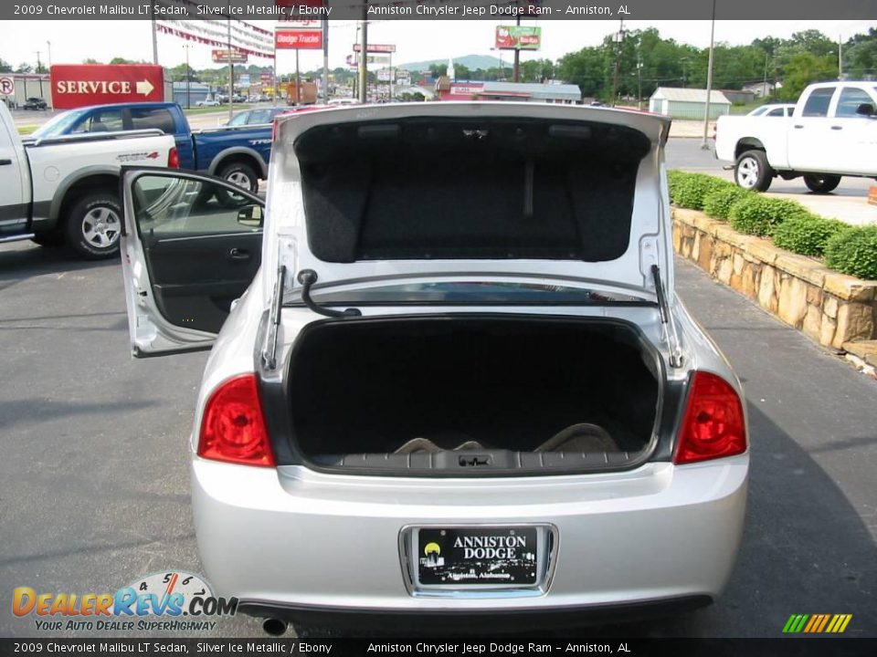 2009 Chevrolet Malibu LT Sedan Silver Ice Metallic / Ebony Photo #7