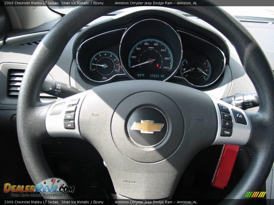 2009 Chevrolet Malibu LT Sedan Silver Ice Metallic / Ebony Photo #13