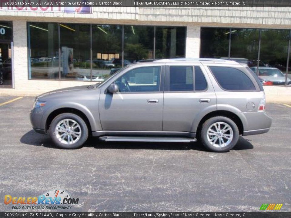 2009 Saab 9-7X 5.3i AWD Graphite Gray Metallic / Carbon Black Photo #2