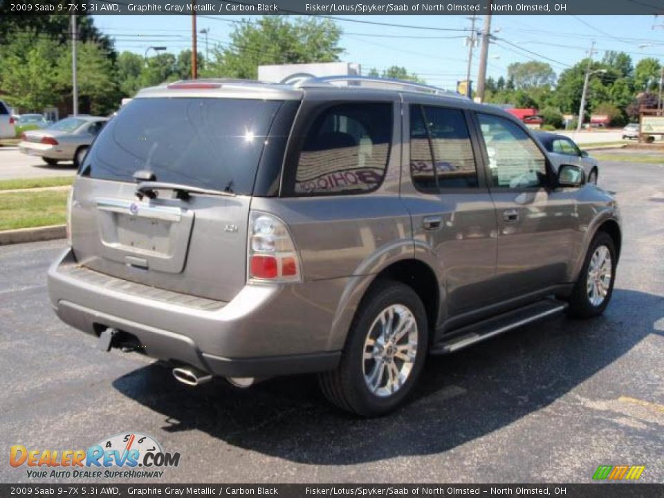 2009 Saab 9-7X 5.3i AWD Graphite Gray Metallic / Carbon Black Photo #4