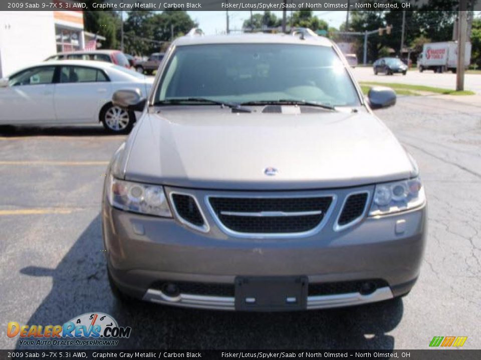 2009 Saab 9-7X 5.3i AWD Graphite Gray Metallic / Carbon Black Photo #5