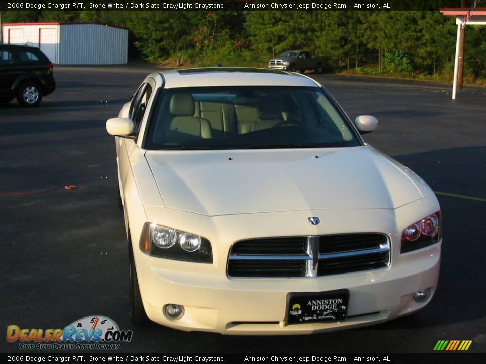 2006 Dodge Charger R/T Stone White / Dark Slate Gray/Light Graystone Photo #1