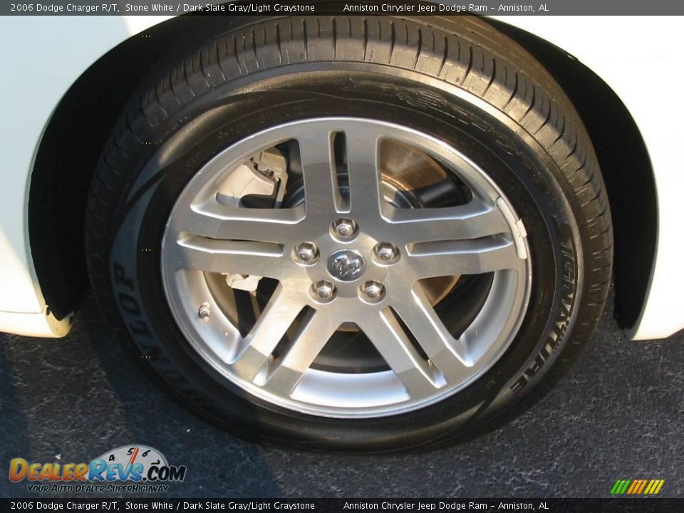 2006 Dodge Charger R/T Stone White / Dark Slate Gray/Light Graystone Photo #3
