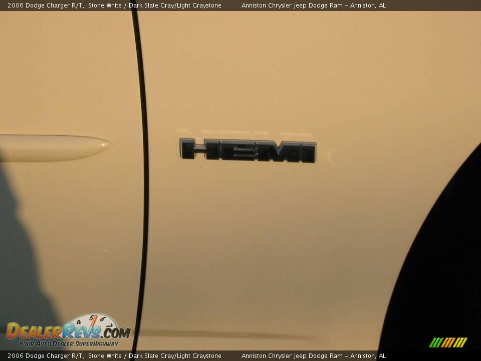 2006 Dodge Charger R/T Stone White / Dark Slate Gray/Light Graystone Photo #4