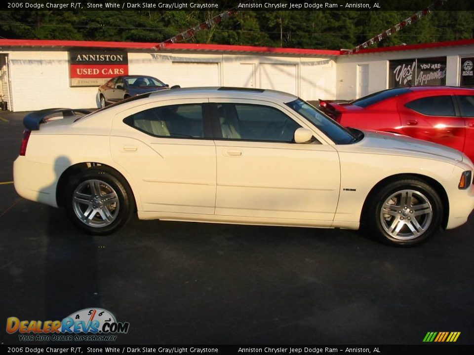 2006 Dodge Charger R/T Stone White / Dark Slate Gray/Light Graystone Photo #8
