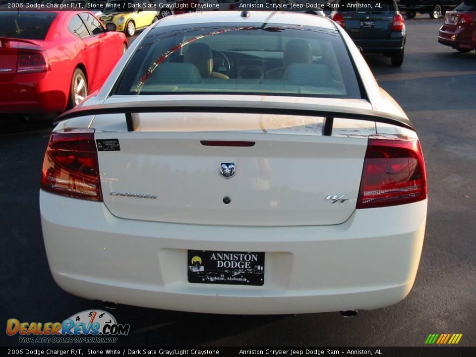 2006 Dodge Charger R/T Stone White / Dark Slate Gray/Light Graystone Photo #10