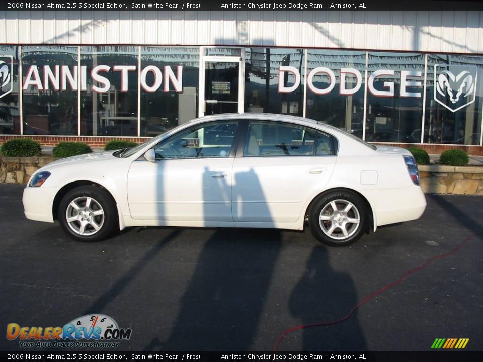 2006 Nissan Altima 2.5 S Special Edition Satin White Pearl / Frost Photo #1