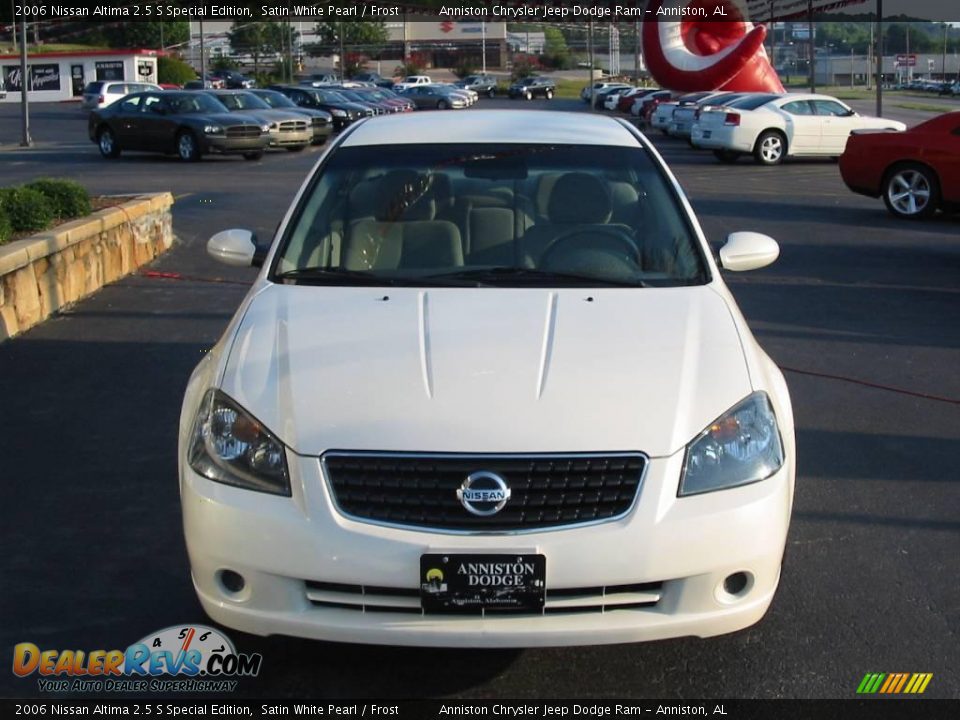 2006 Nissan Altima 2.5 S Special Edition Satin White Pearl / Frost Photo #3