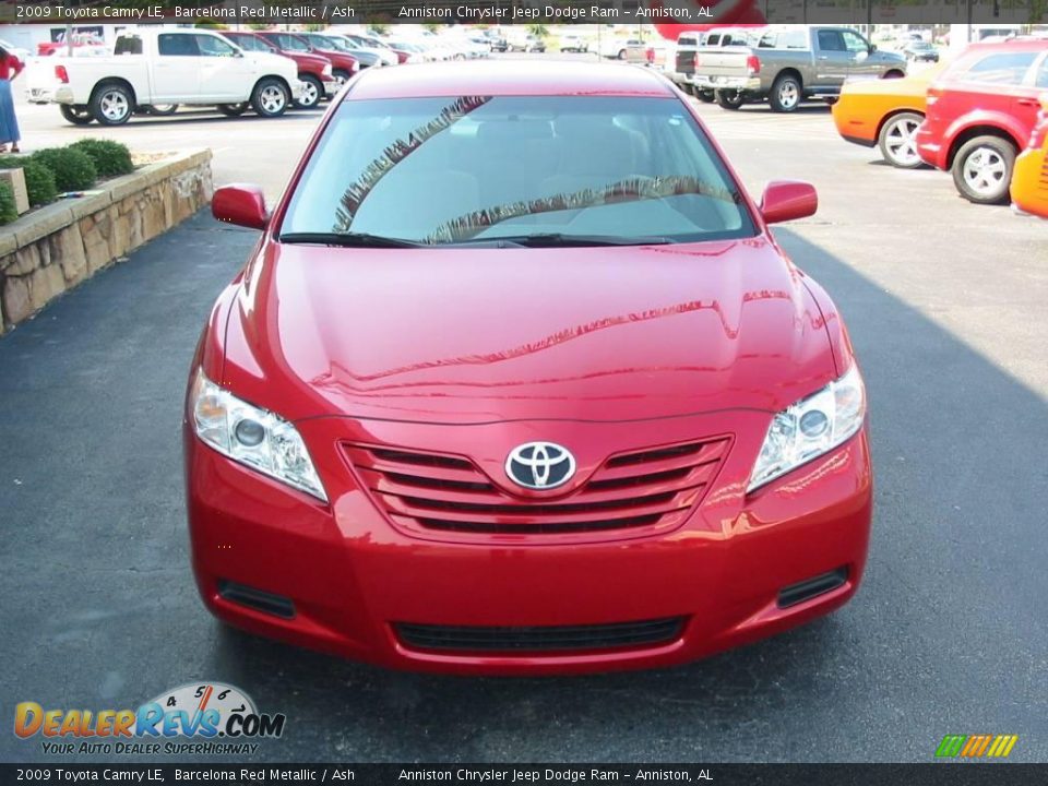 2009 Toyota Camry LE Barcelona Red Metallic / Ash Photo #3
