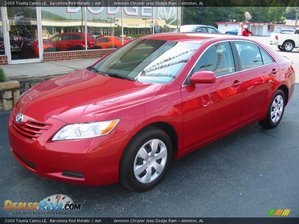 2009 Toyota Camry LE Barcelona Red Metallic / Ash Photo #4