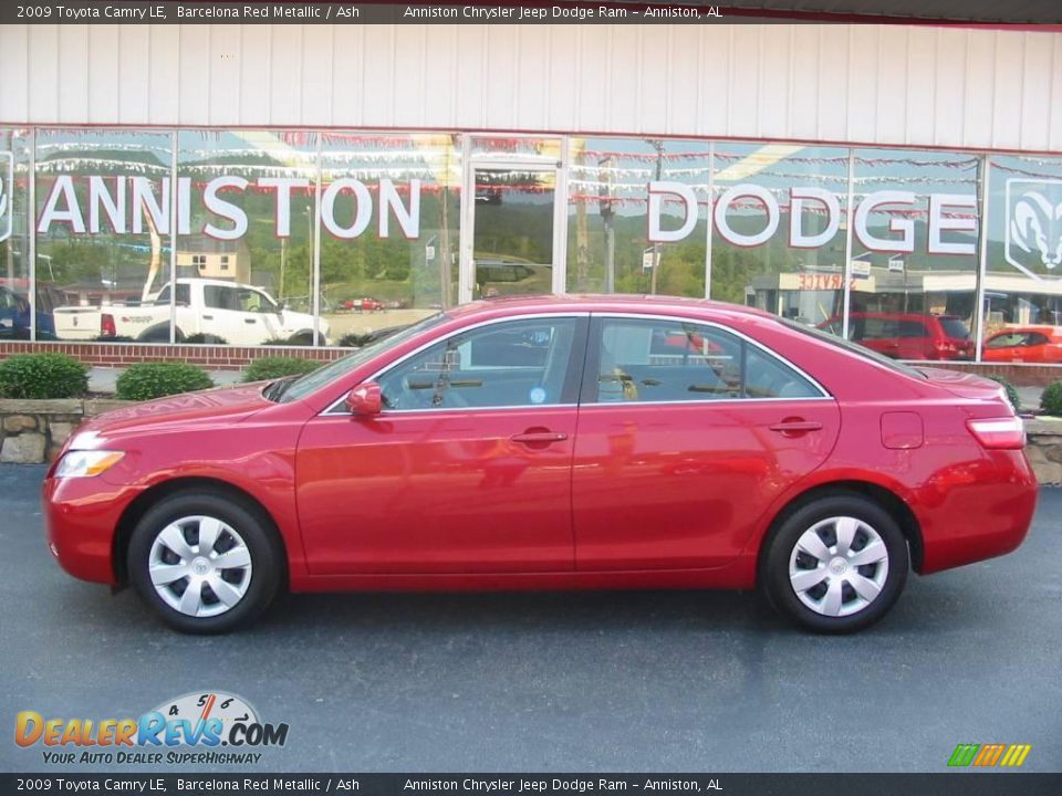 2009 Toyota Camry LE Barcelona Red Metallic / Ash Photo #5