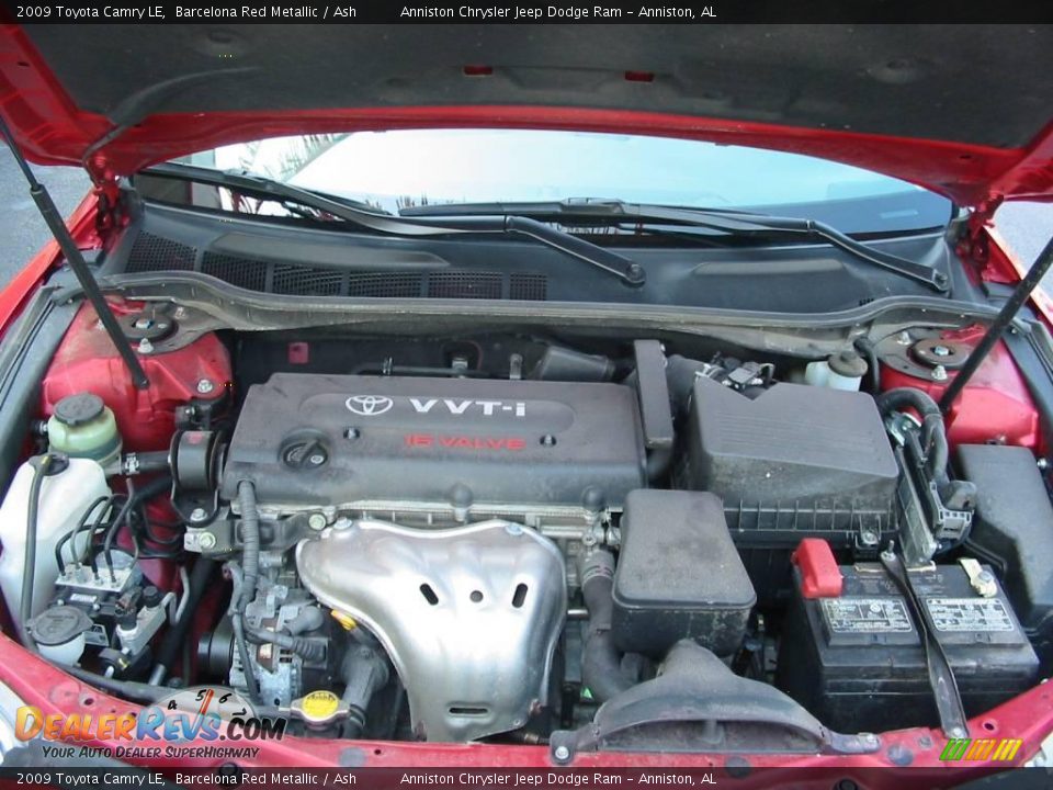 2009 Toyota Camry LE Barcelona Red Metallic / Ash Photo #9