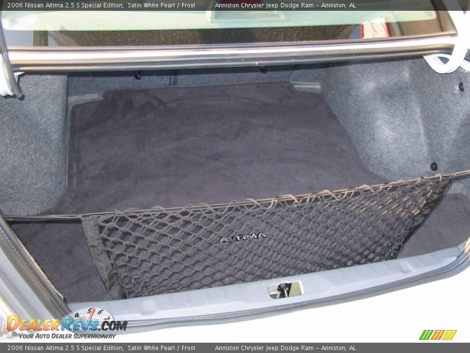 2006 Nissan Altima 2.5 S Special Edition Satin White Pearl / Frost Photo #11