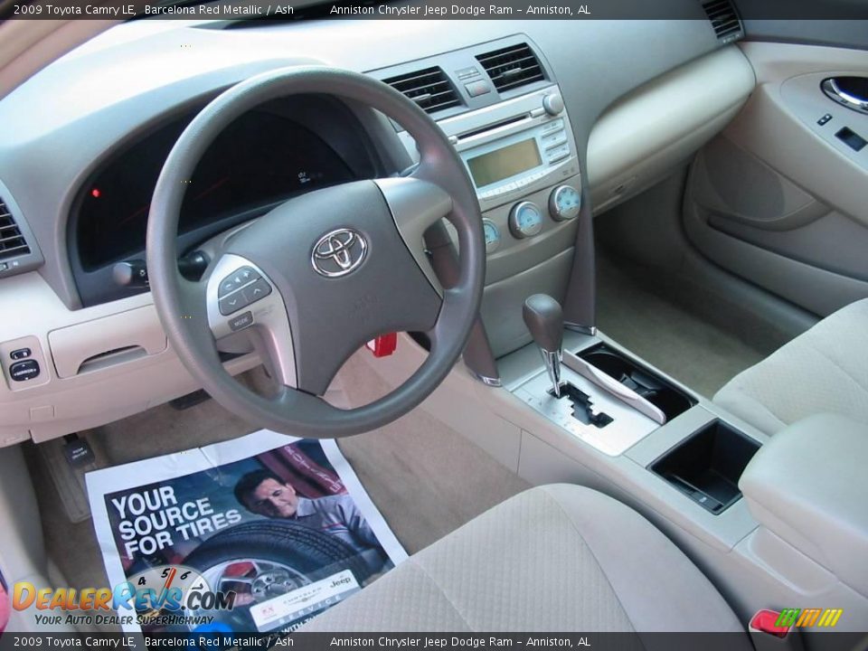 2009 Toyota Camry LE Barcelona Red Metallic / Ash Photo #11