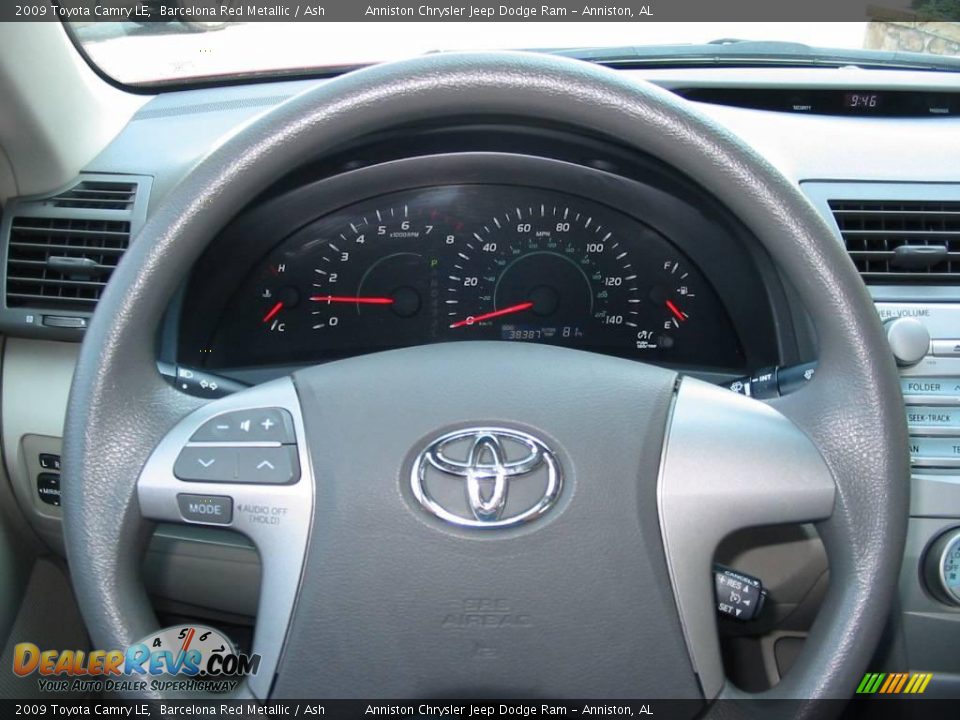 2009 Toyota Camry LE Barcelona Red Metallic / Ash Photo #14