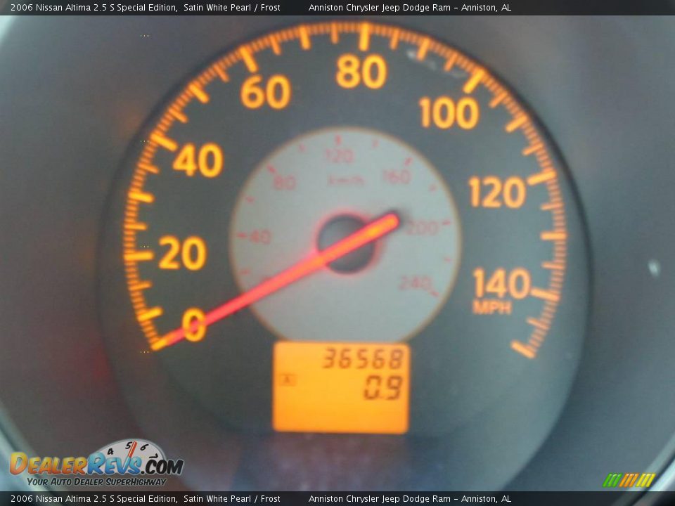2006 Nissan Altima 2.5 S Special Edition Satin White Pearl / Frost Photo #15