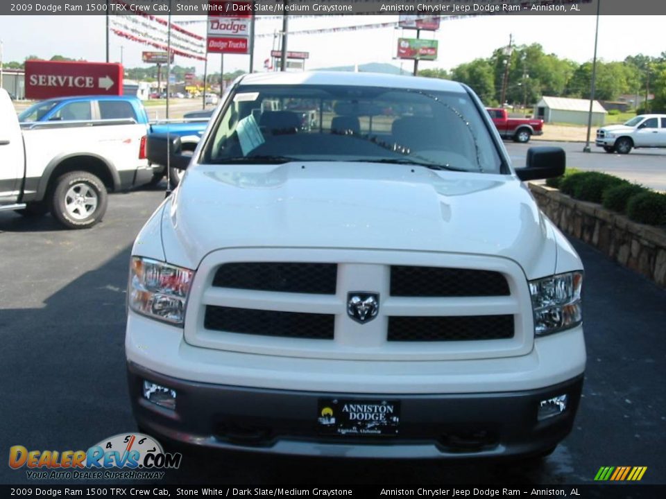 2009 Dodge Ram 1500 TRX Crew Cab Stone White / Dark Slate/Medium Graystone Photo #3