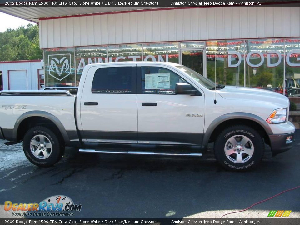 2009 Dodge Ram 1500 TRX Crew Cab Stone White / Dark Slate/Medium Graystone Photo #5