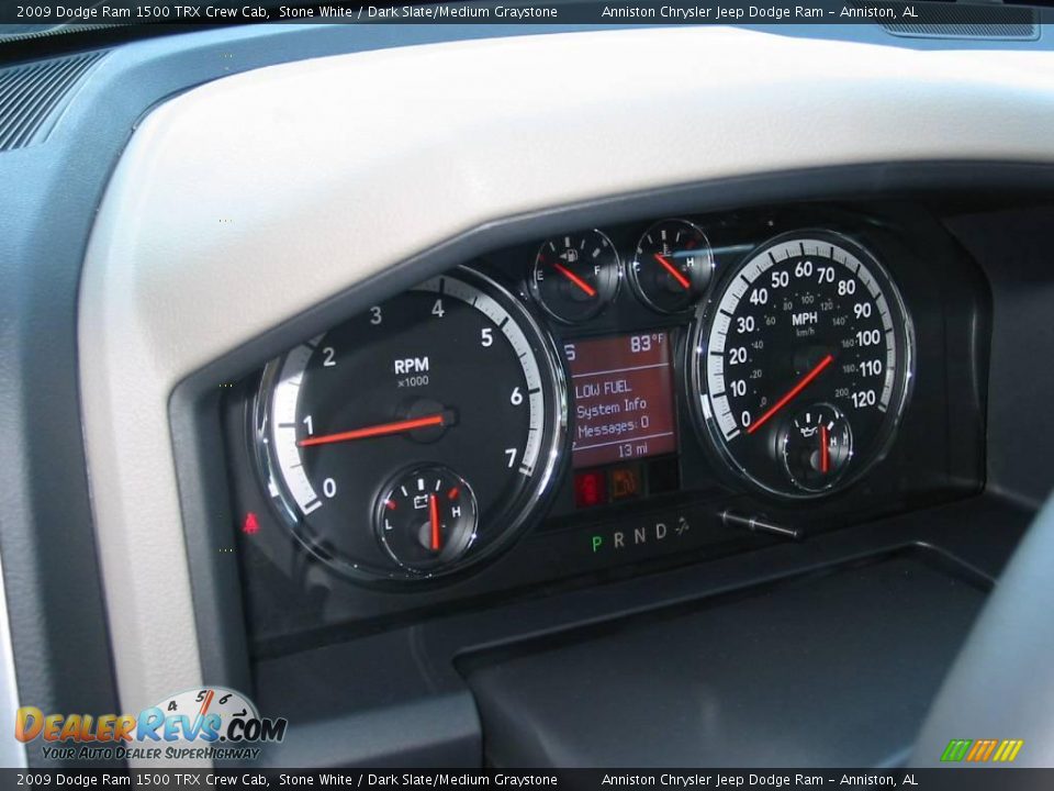 2009 Dodge Ram 1500 TRX Crew Cab Stone White / Dark Slate/Medium Graystone Photo #7