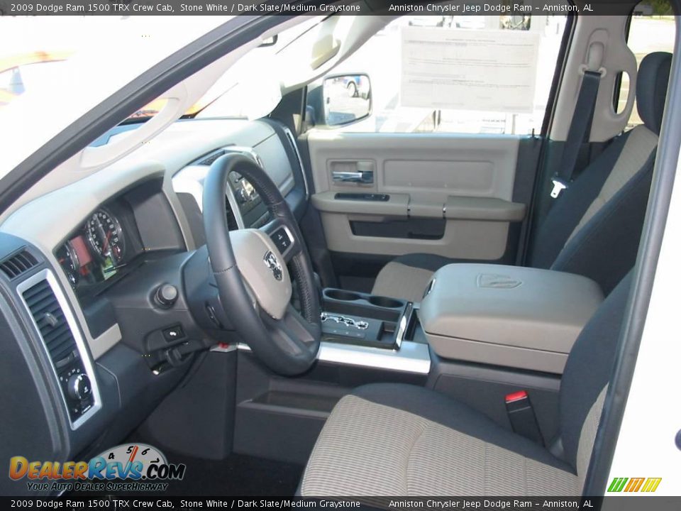 2009 Dodge Ram 1500 TRX Crew Cab Stone White / Dark Slate/Medium Graystone Photo #10