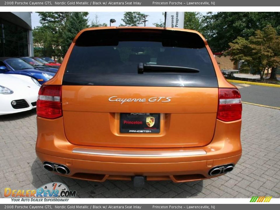 2008 Porsche Cayenne GTS Nordic Gold Metallic / Black w/ Alcantara Seat Inlay Photo #6