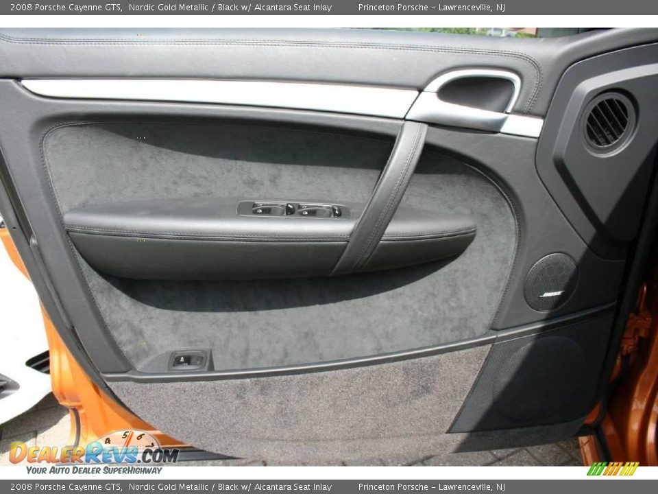 2008 Porsche Cayenne GTS Nordic Gold Metallic / Black w/ Alcantara Seat Inlay Photo #9