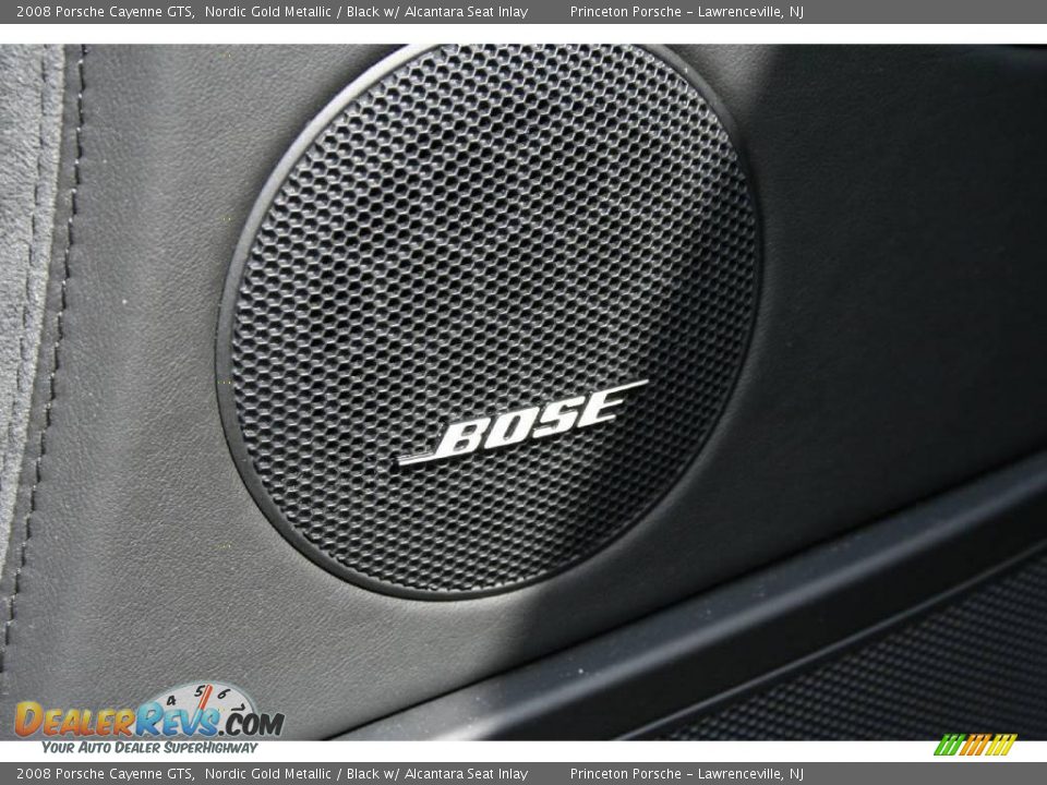 2008 Porsche Cayenne GTS Nordic Gold Metallic / Black w/ Alcantara Seat Inlay Photo #10