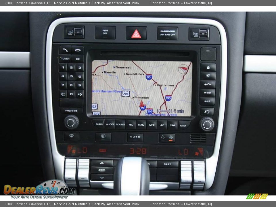 2008 Porsche Cayenne GTS Nordic Gold Metallic / Black w/ Alcantara Seat Inlay Photo #16