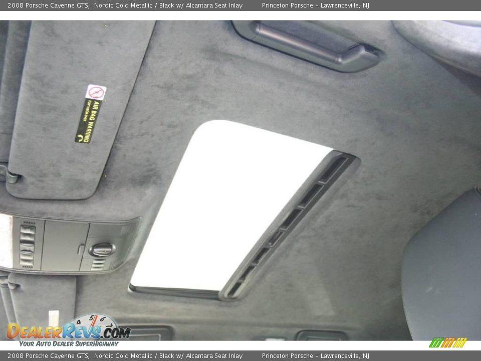 2008 Porsche Cayenne GTS Nordic Gold Metallic / Black w/ Alcantara Seat Inlay Photo #18