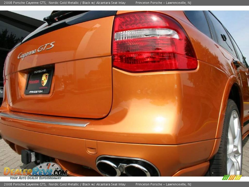 2008 Porsche Cayenne GTS Nordic Gold Metallic / Black w/ Alcantara Seat Inlay Photo #21